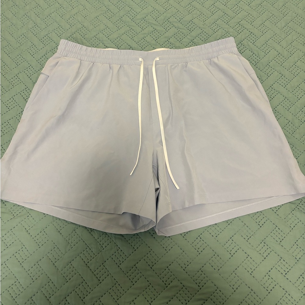 Lululemon Lined Light Blue Shorts